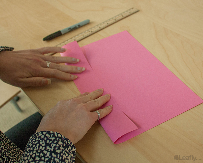 How to make an origami rose step 2, part 2